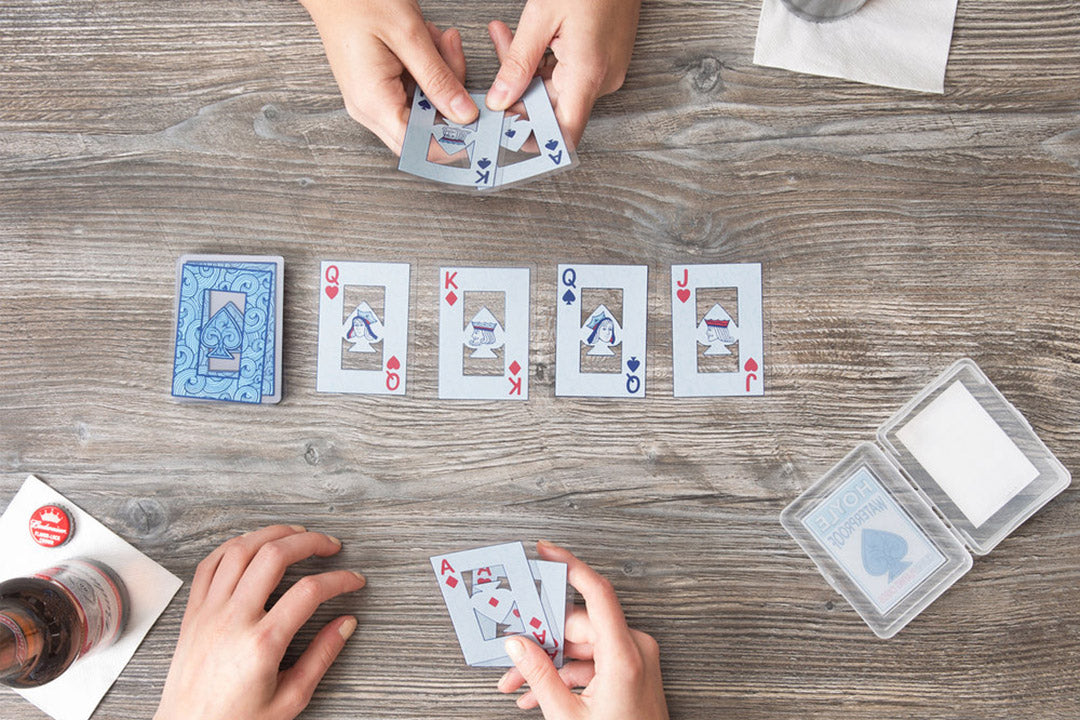 Hoyle waterproof 100% Plastic Transparent Playing cards