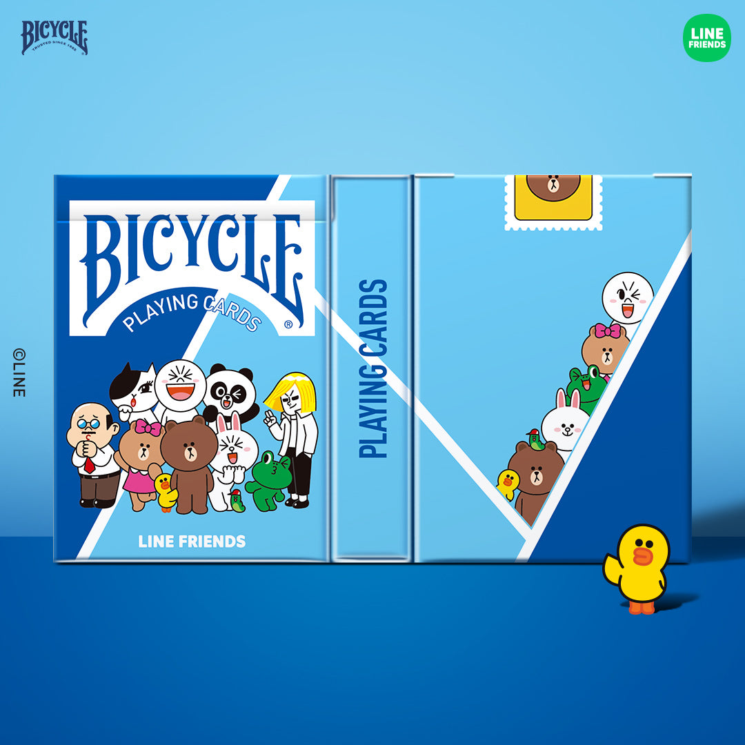 Bicycle Line Friends Family & Jungle Brown Playing Cards