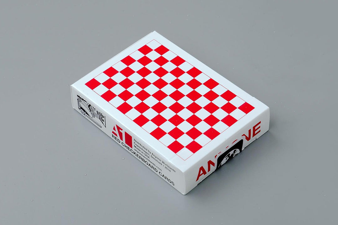 red checkerboards Cardistry Cards