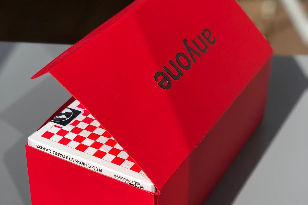red checkerboards Cardistry Cards