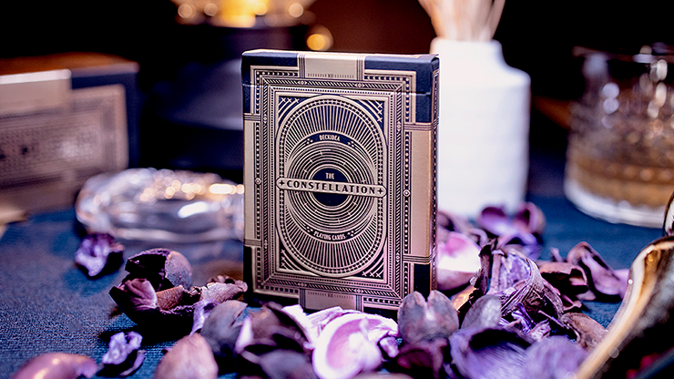 The Constellation Playing Cards Gold & Purple
