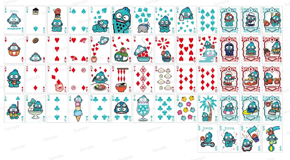 Bicycle Sanrio Hangyodon Japan Playing Cards