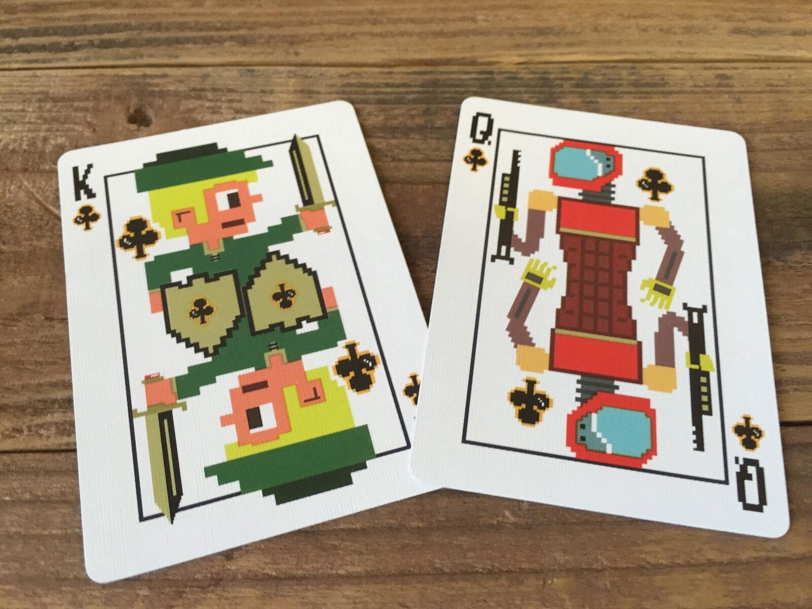 Bicycle 8-Bit Pixelated Limited Gold Playing Cards