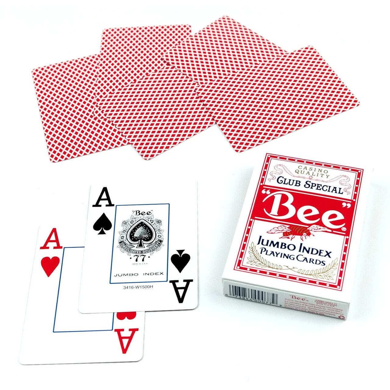 Bee Cards Casino Standard/ Jumbo Index Playing Poker Cards