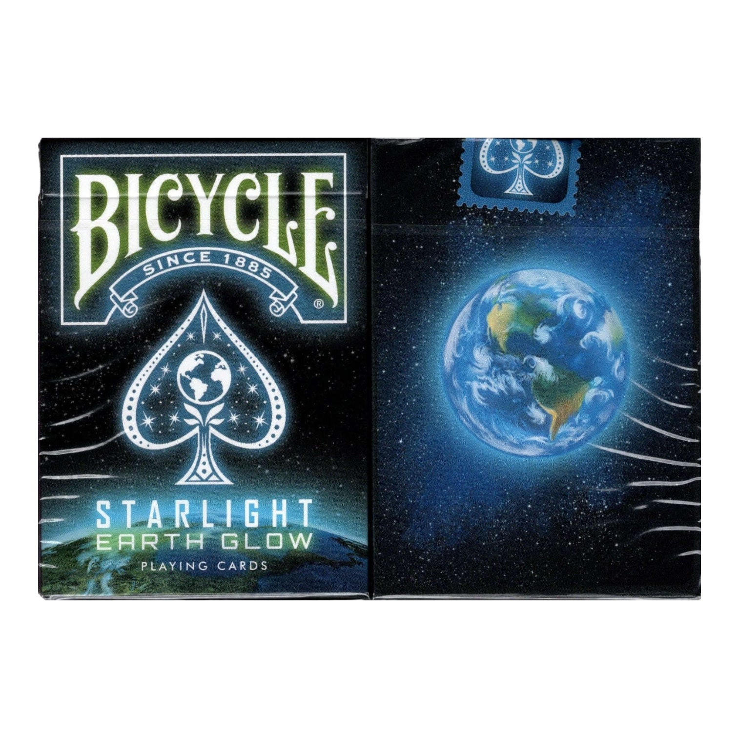 Bicycle Starlight Earth Glow Playing Cards