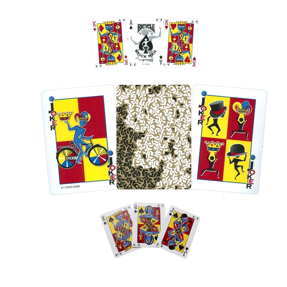 Bicycle Stickman Playing Cards