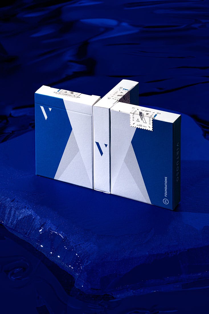 Virtuoso P1 Foundations X Blue Cardistry Cards