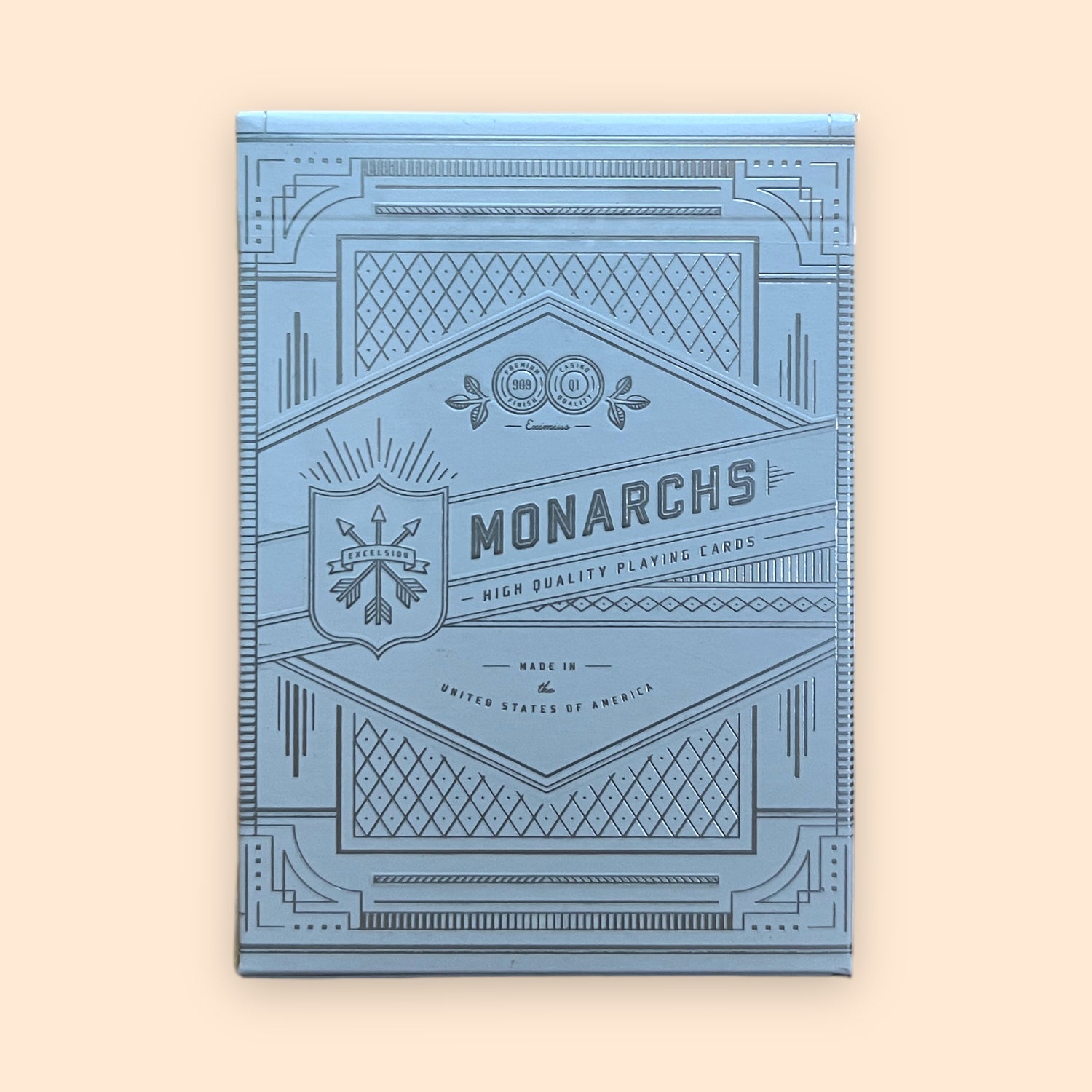 Silver Monarch playing cards