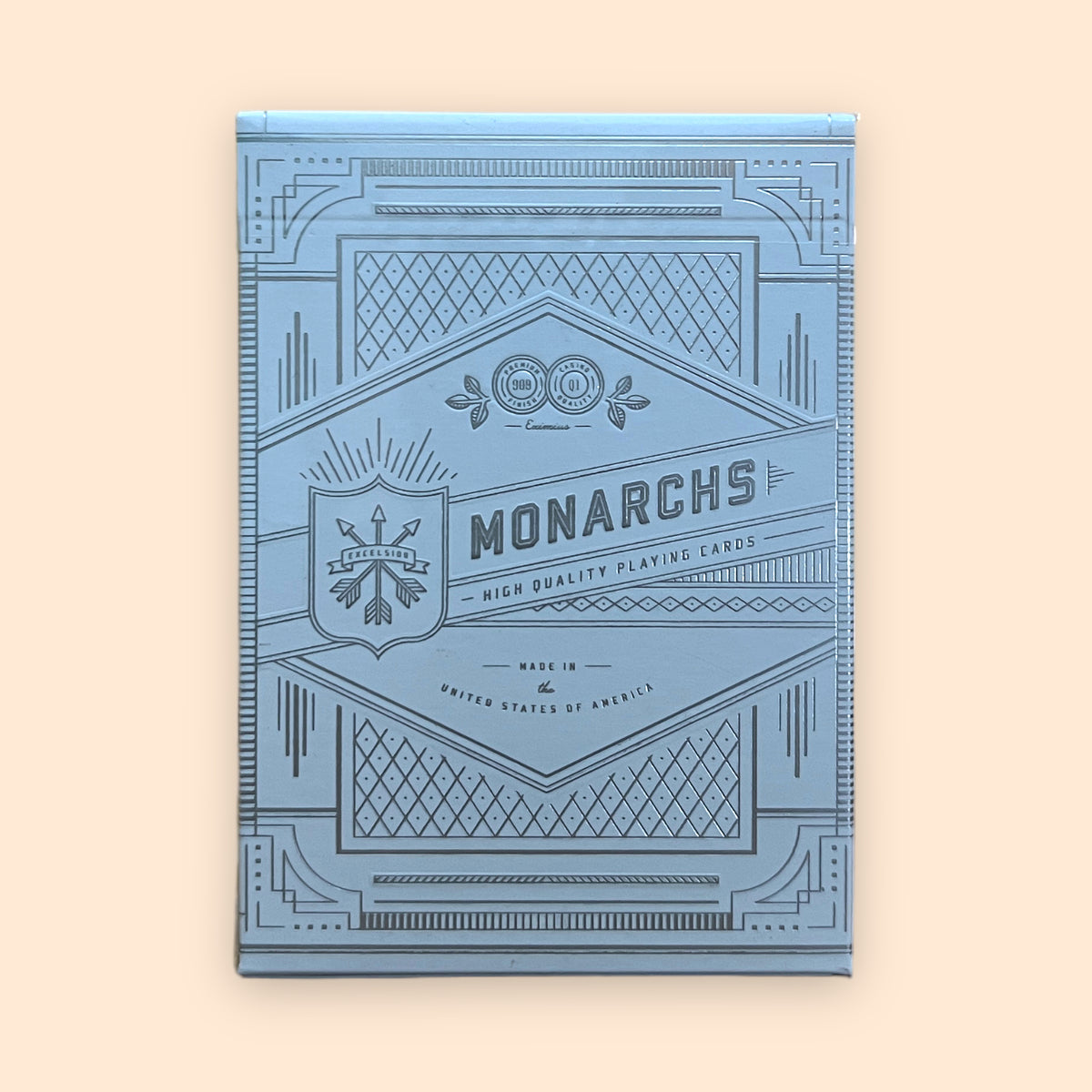 Silver Monarch playing cards