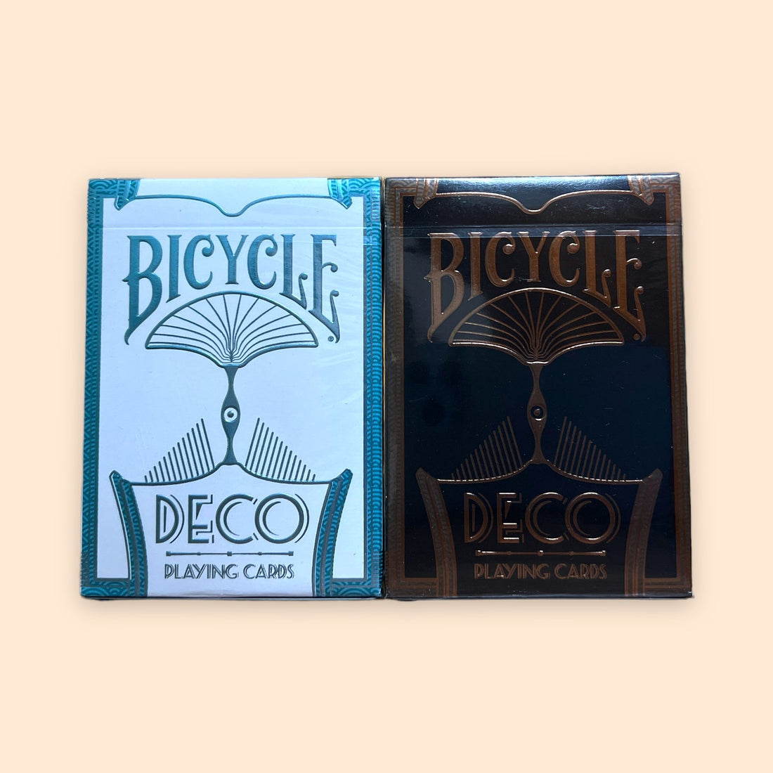Bicycle Deco Bronze & Silver playing cards