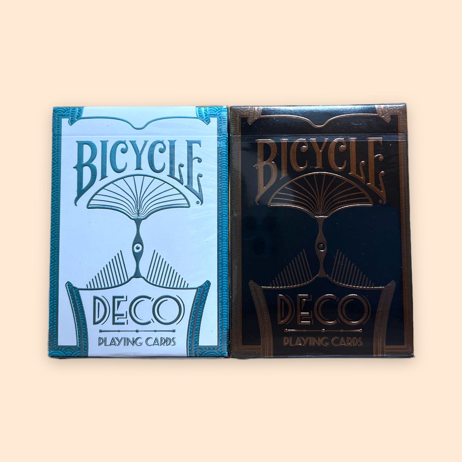 Bicycle Deco Bronze & Silver playing cards