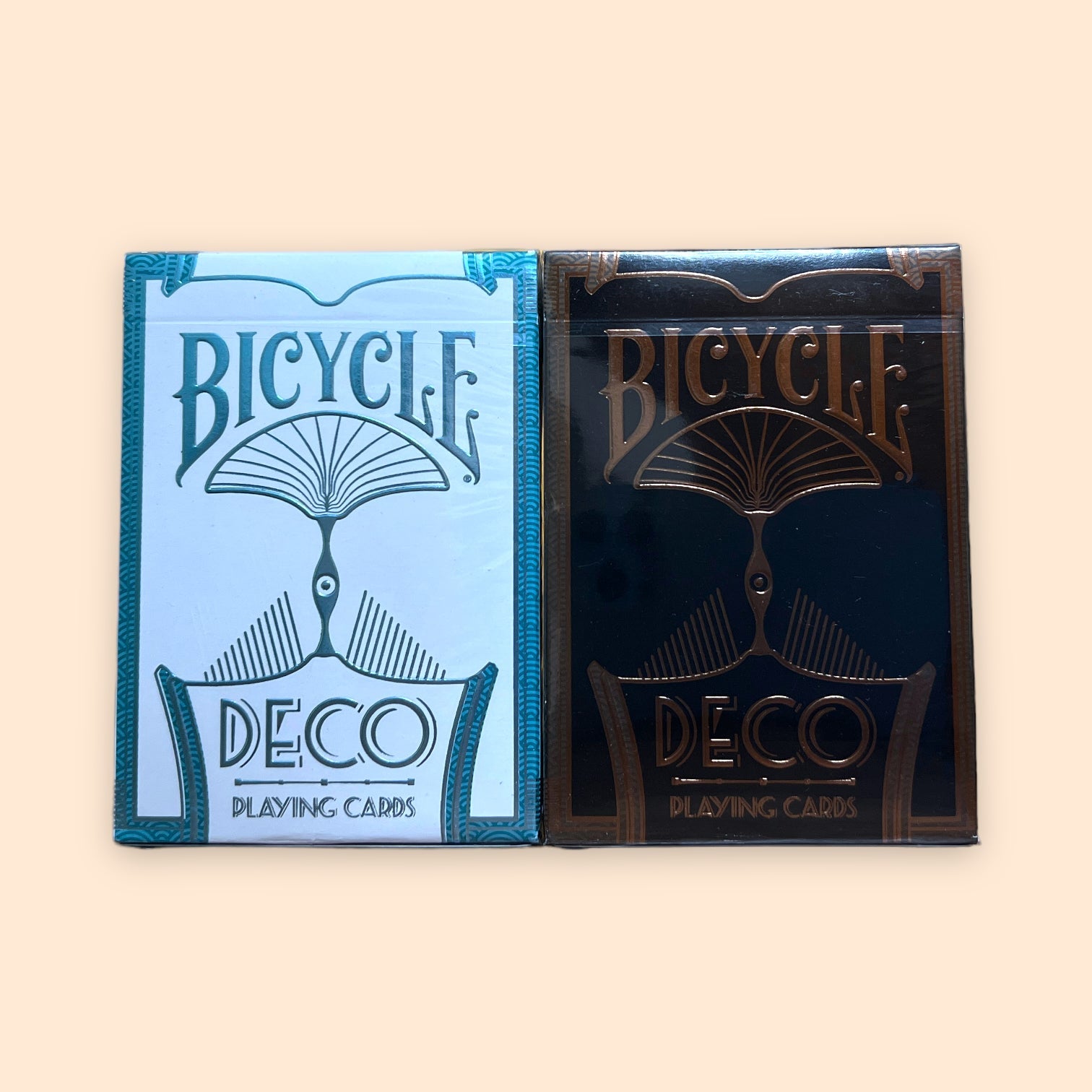 Bicycle Deco Bronze & Silver playing cards
