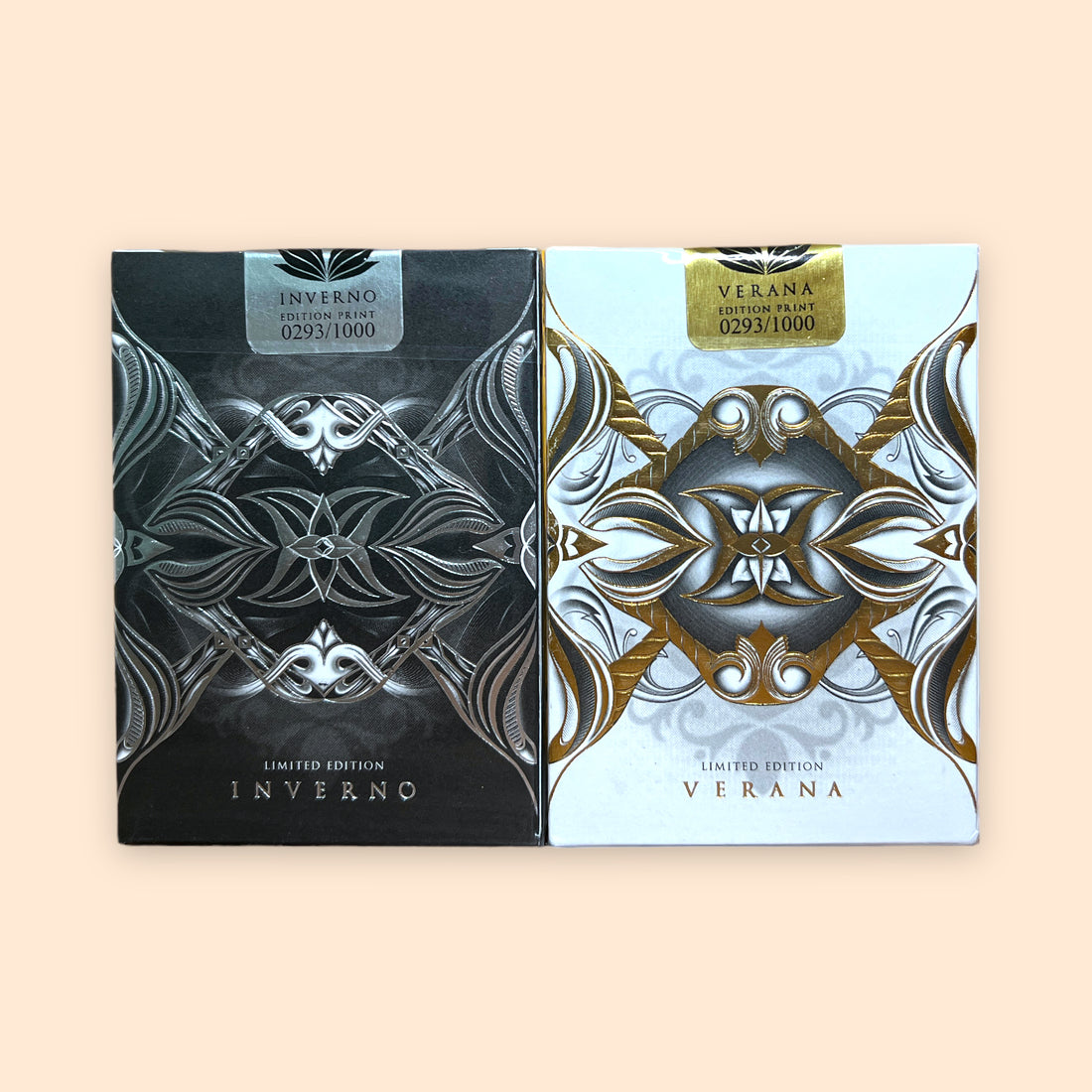 Seasons Inverno & Verana Limited Edition Playing Cards Matching Set