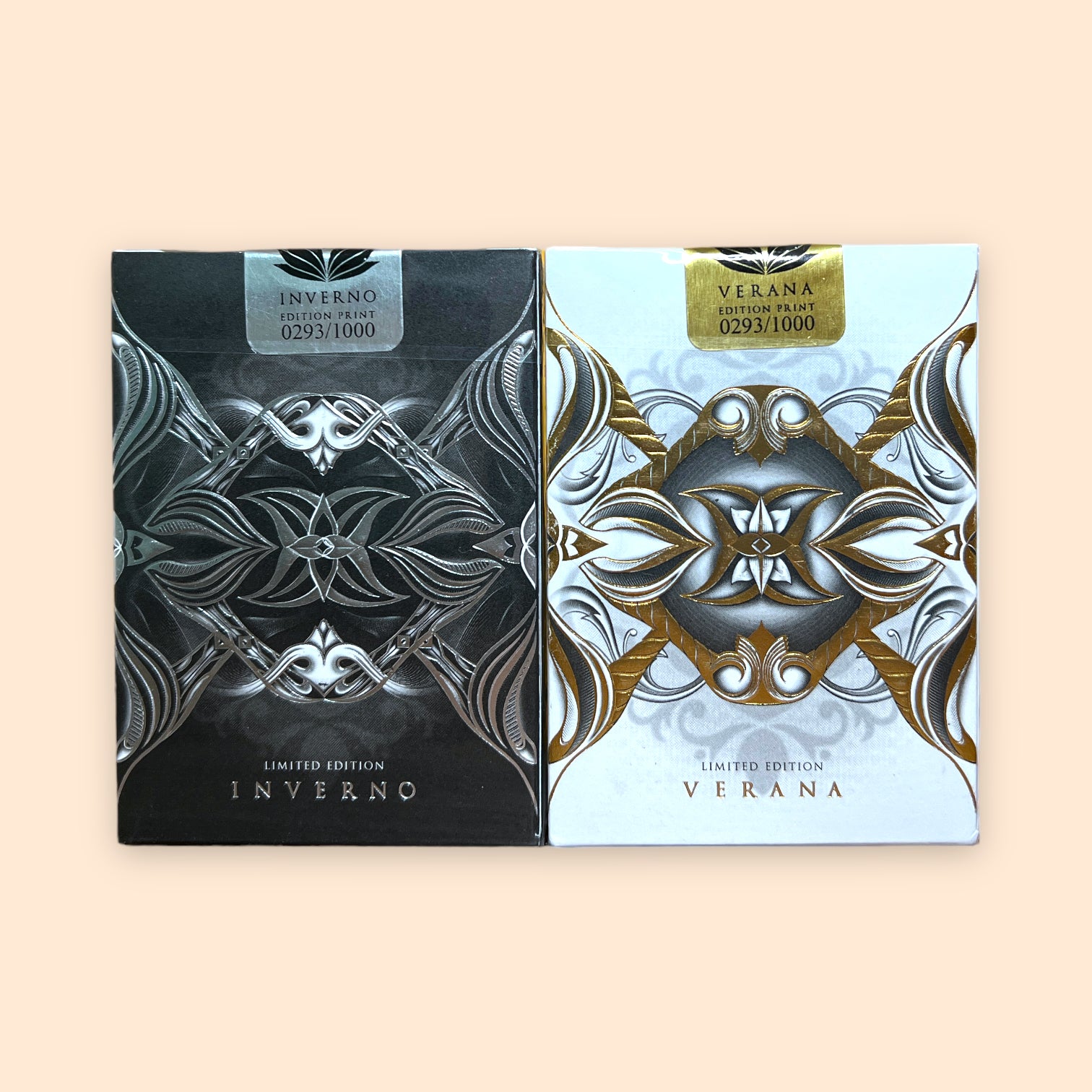 Seasons Inverno & Verana Limited Edition Playing Cards Matching Set