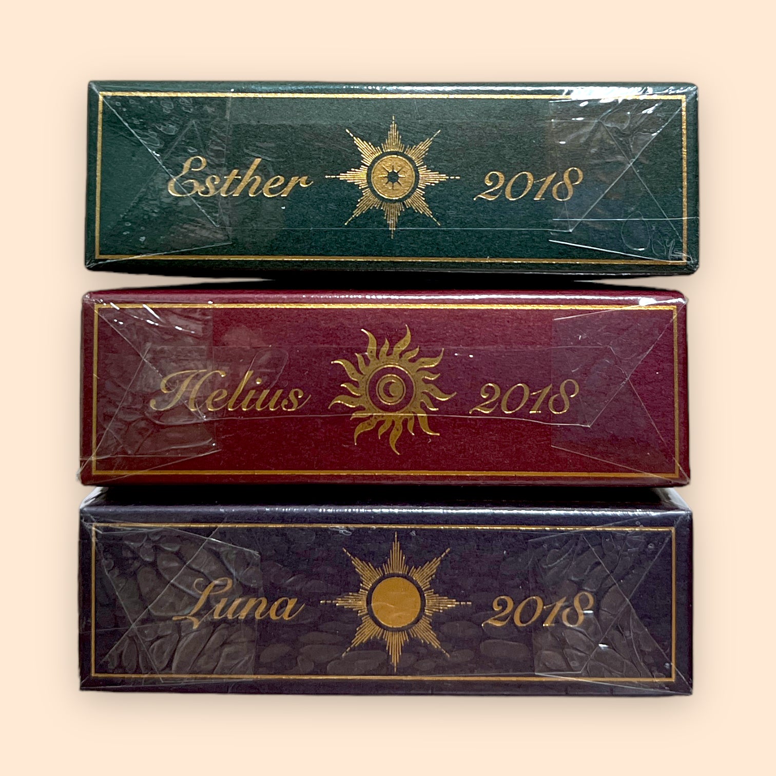 Violet Luna Moon + Helius Sun + Esther Star Standard + Deluxe Playing Cards Set