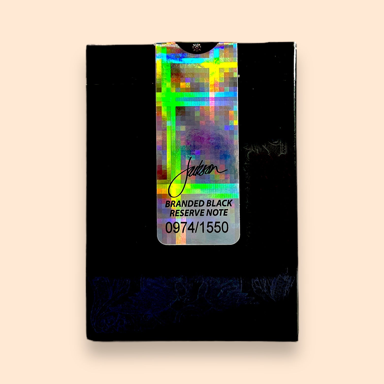 Bicycle Black Reserve Note Limited Edition playing cards