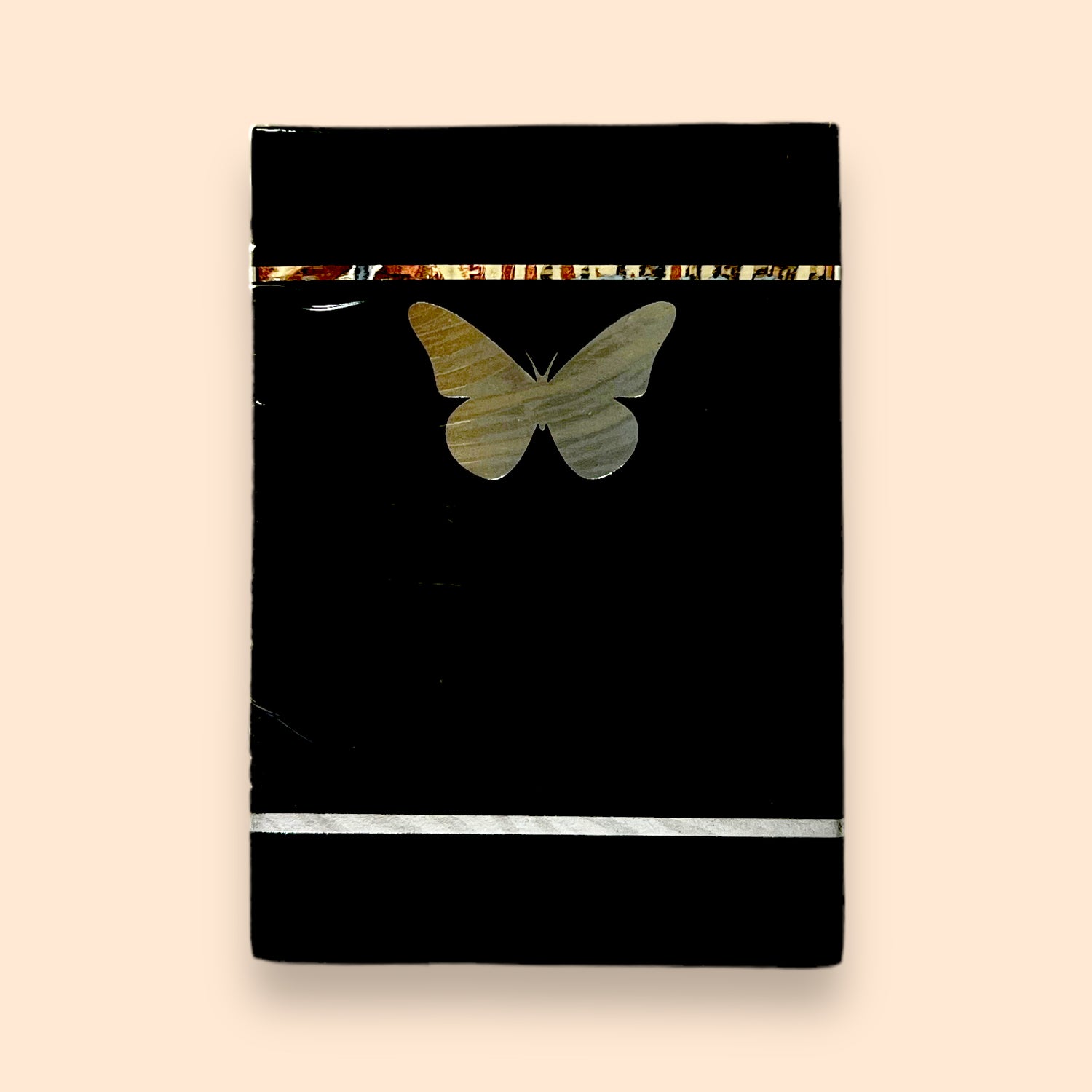 Prototype Butterfly Playing Cards Black & Silver