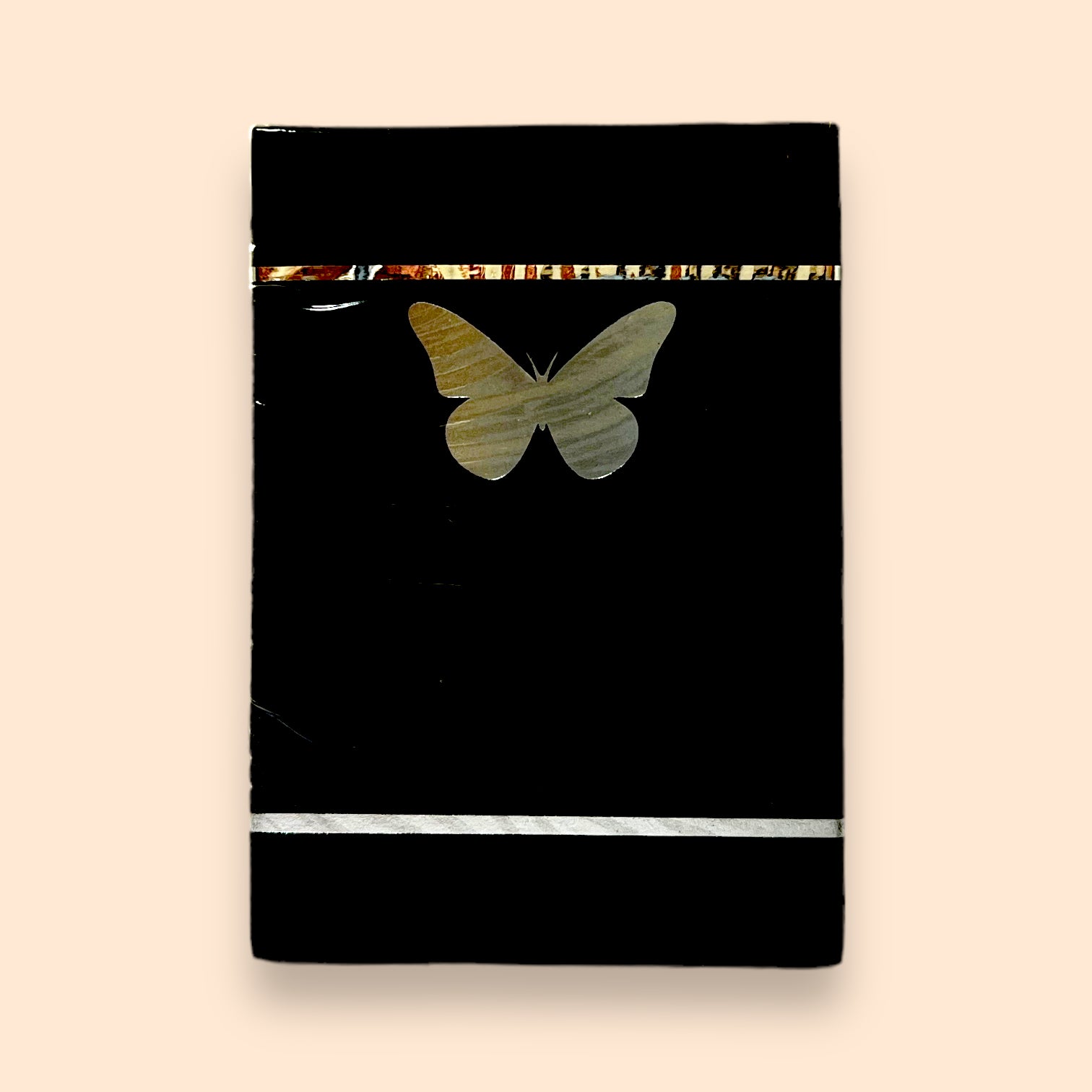 Prototype Butterfly Playing Cards Black & Silver