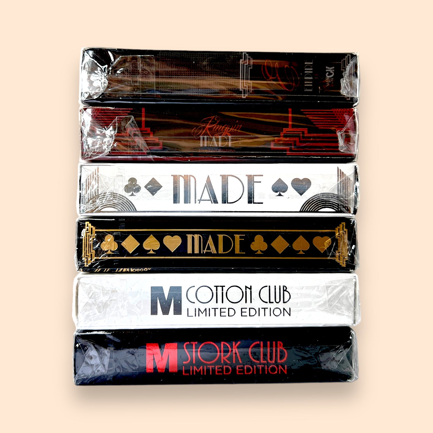 Bicycle Made Stork Club Cotton Club Gold Silver Collection Set