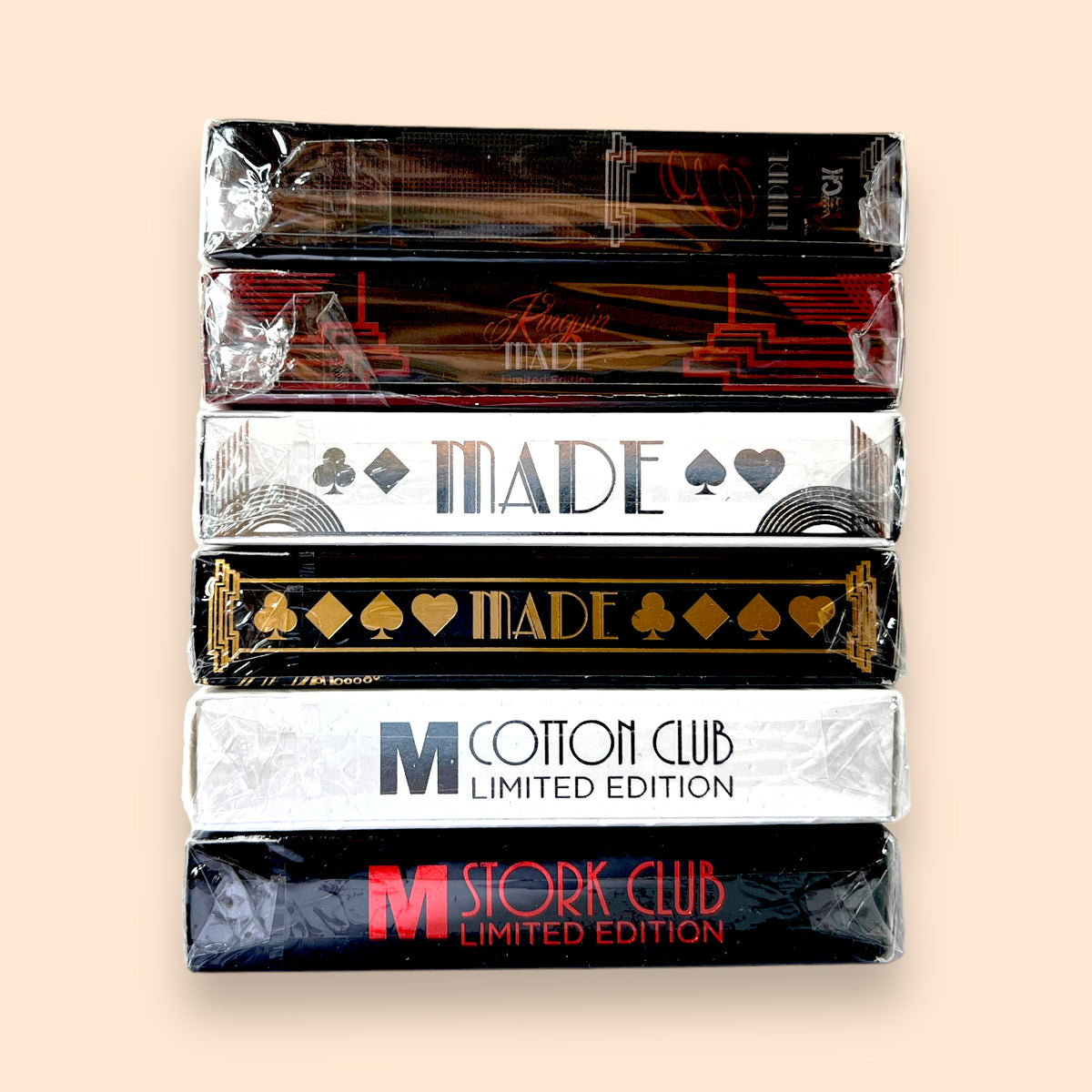 Bicycle Made Stork Club Cotton Club Gold Silver Collection Set