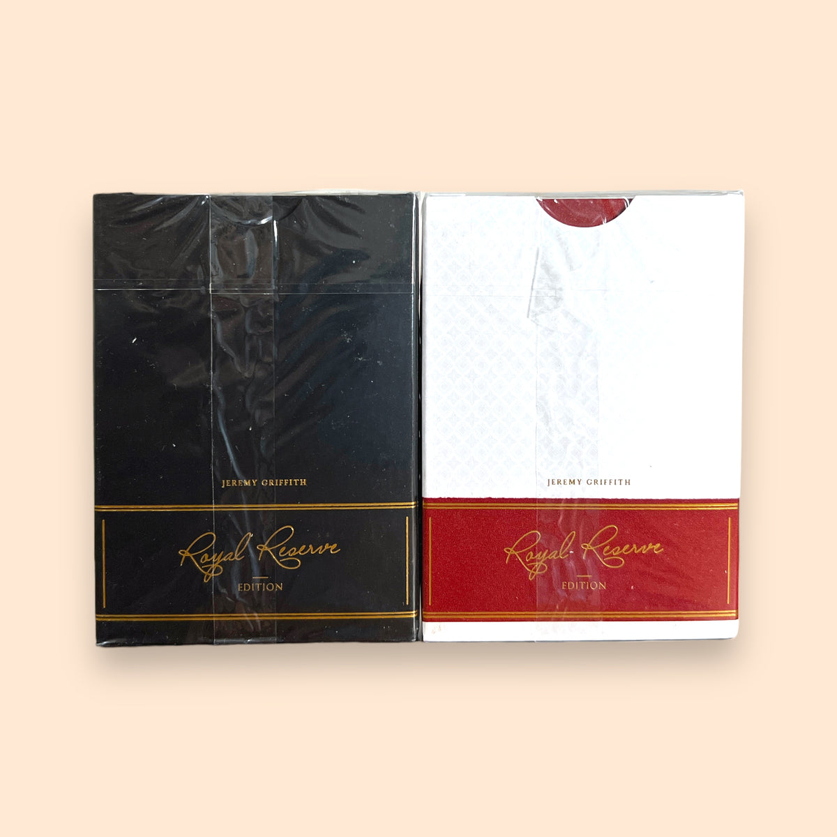 Royal Reserve White + Black Private Reserve Playing Cards