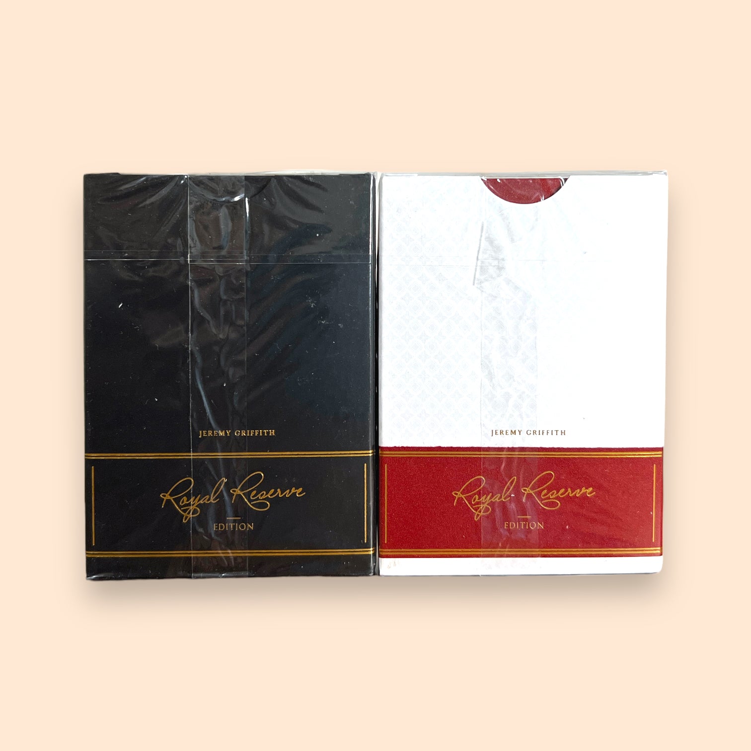 Royal Reserve White + Black Private Reserve Playing Cards