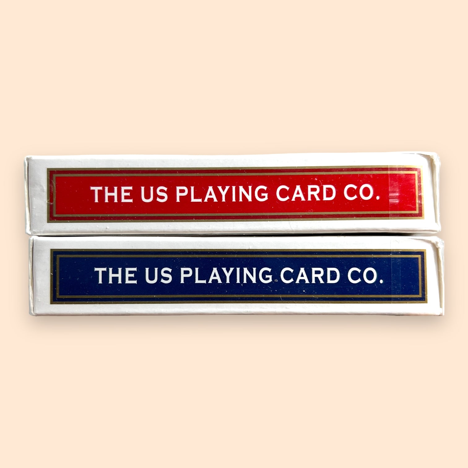 Bicycle Cupid Back Red/Gold + Blue/Gold Playing Cards