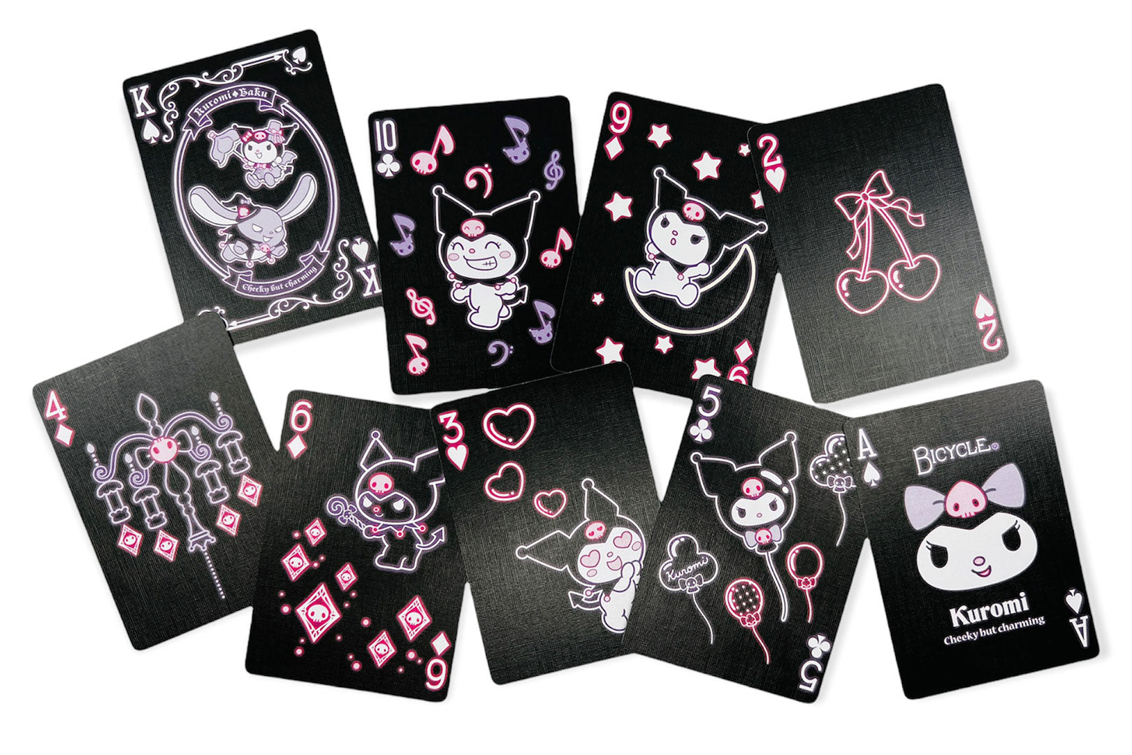 Bicycle Kuromi Playing Cards Sanrio Anime Japan