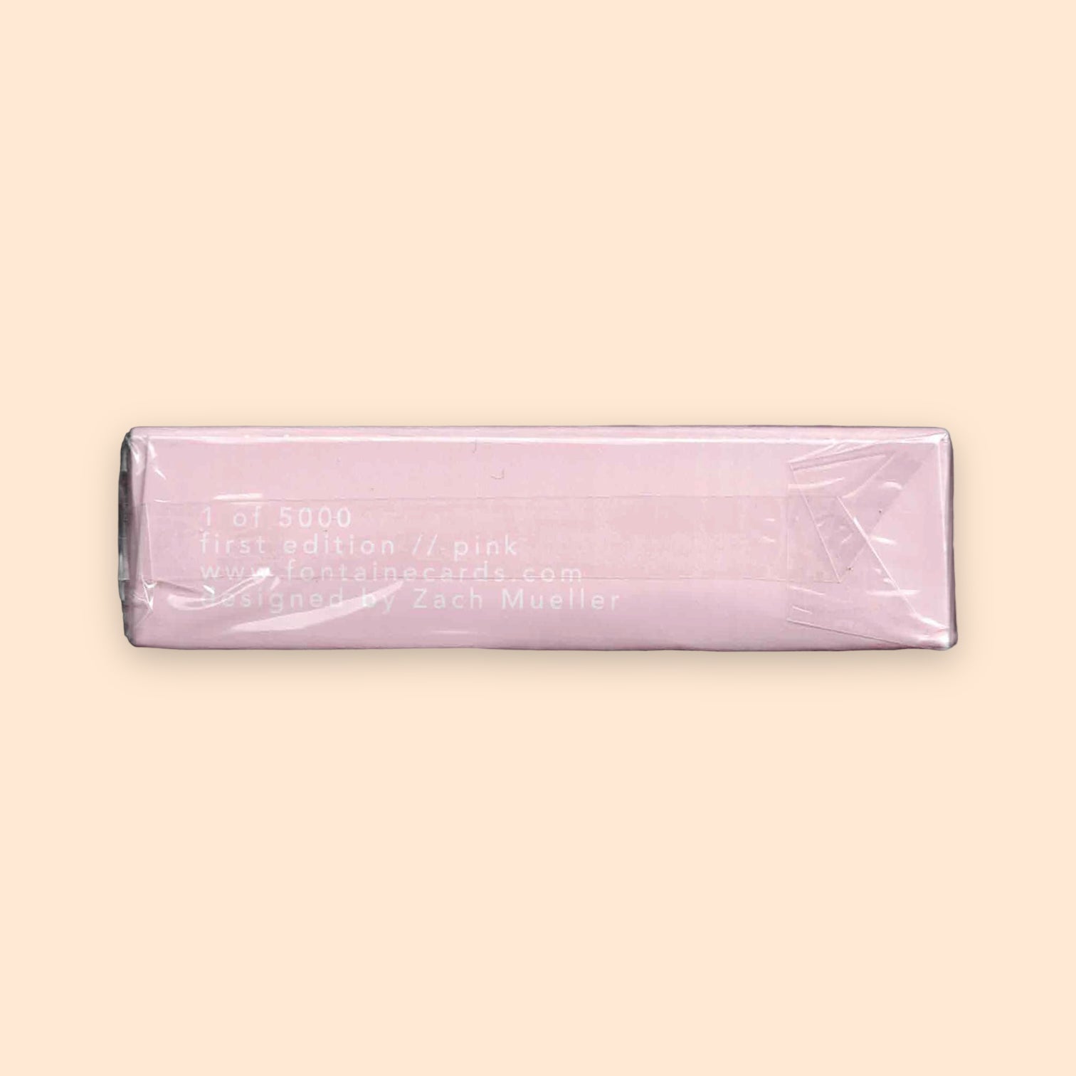 Pink Fontaine Playing Cards