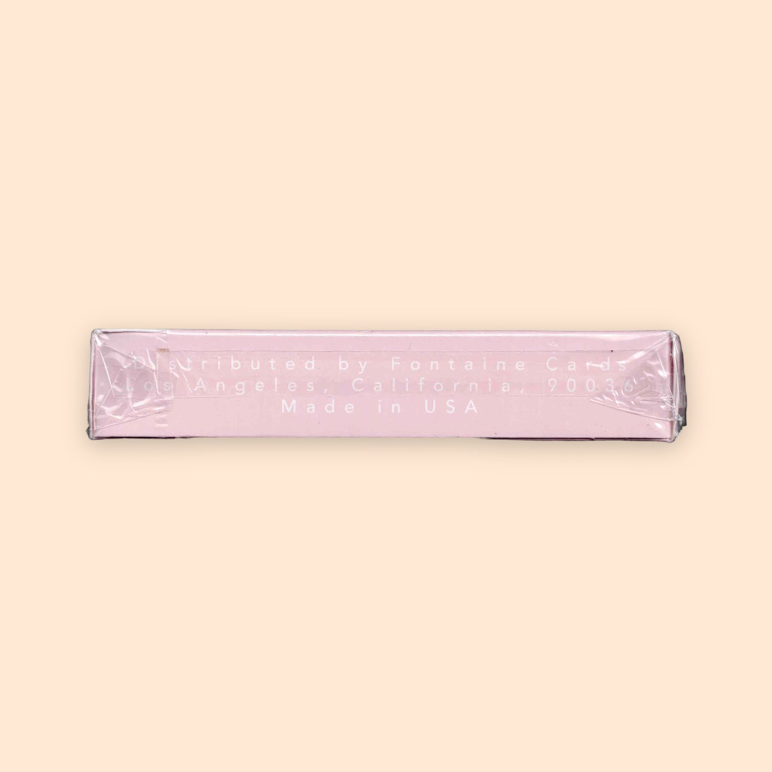Pink Fontaine Playing Cards