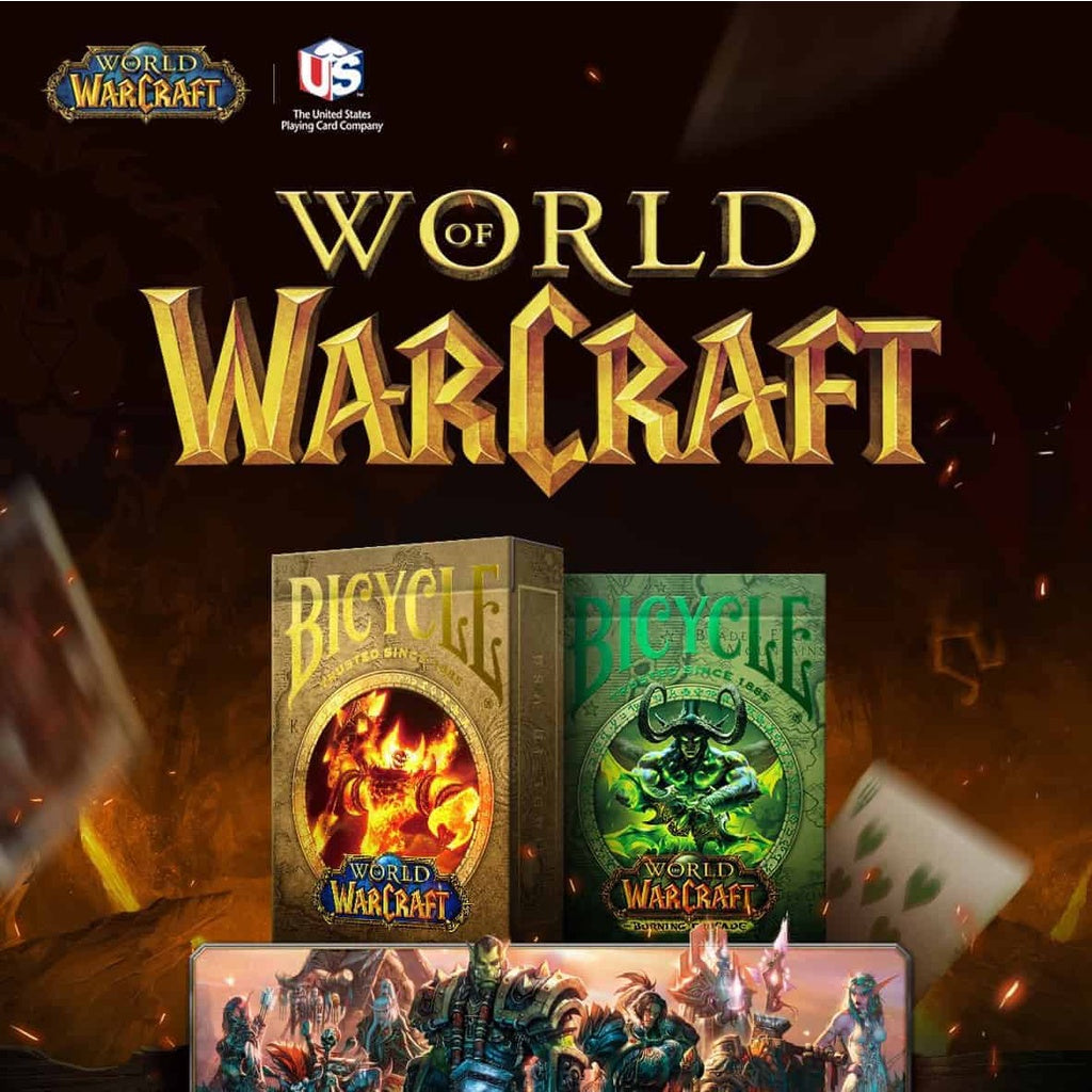 Bicycle World of Warcraft Playing Cards by Blizzard Entertainment