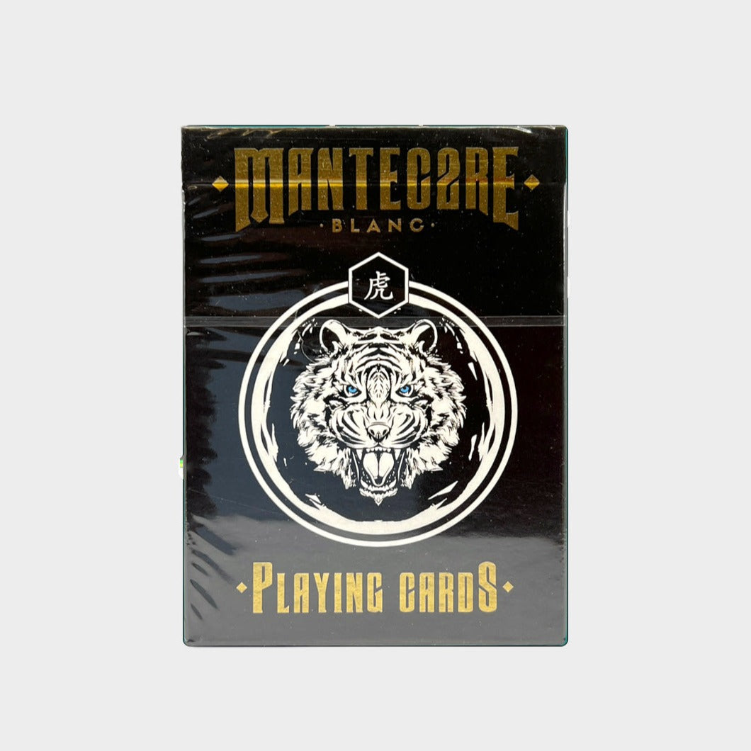 Mantecore Blanc Signed by Edo Huang and Ben Loo playing cards