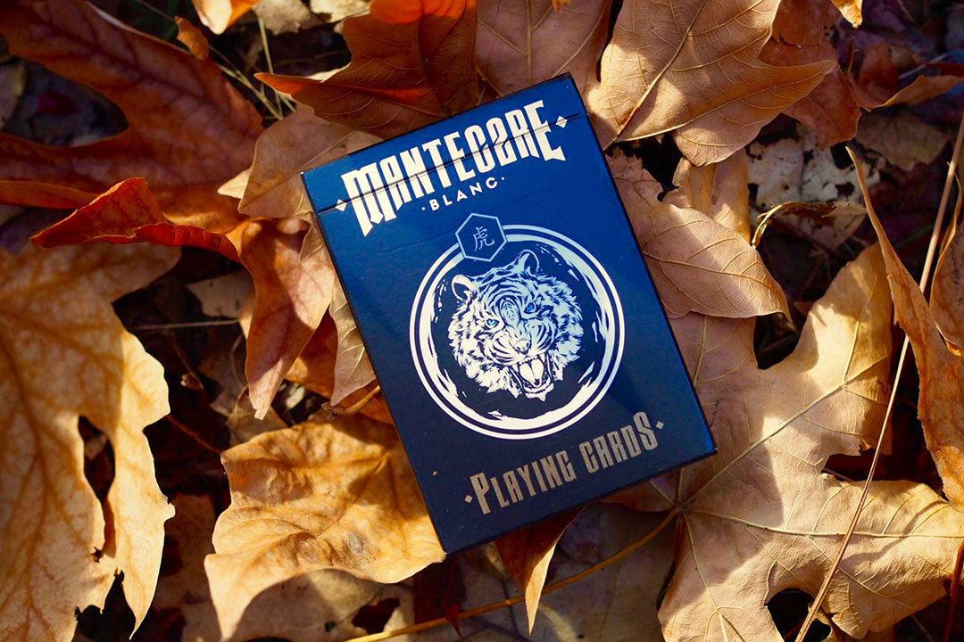 Mantecore Blanc Signed by Edo Huang and Ben Loo playing cards