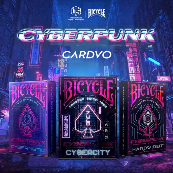 Bicycle Cyberpunk Cybercity Hardwired Cybernetic Playing Cards