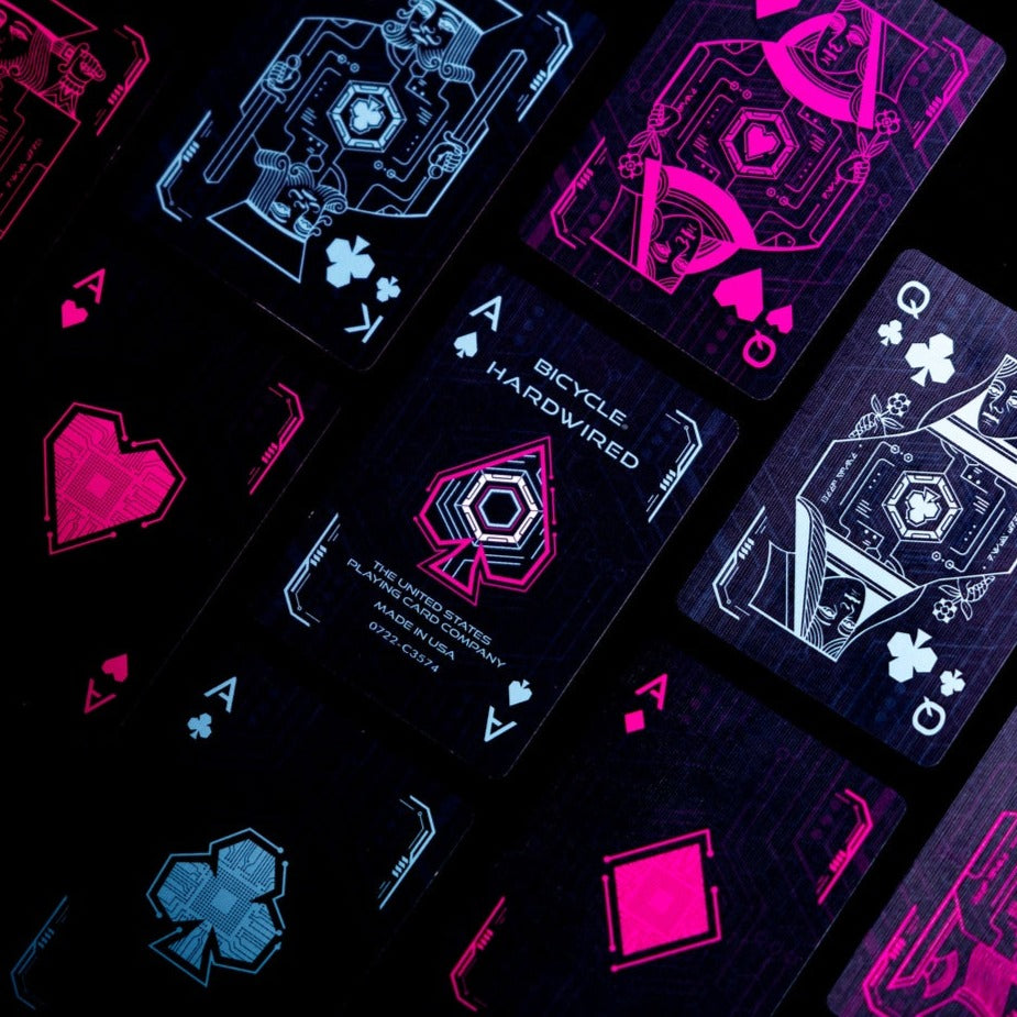 Bicycle Cyberpunk Cybercity Hardwired Cybernetic Playing Cards