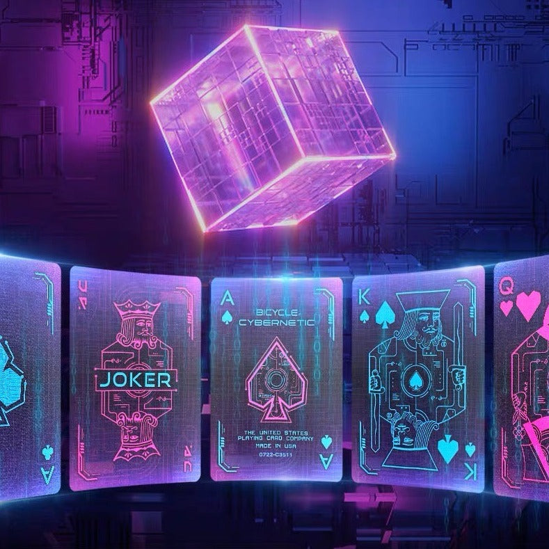 Bicycle Cyberpunk Cybercity Hardwired Cybernetic Playing Cards