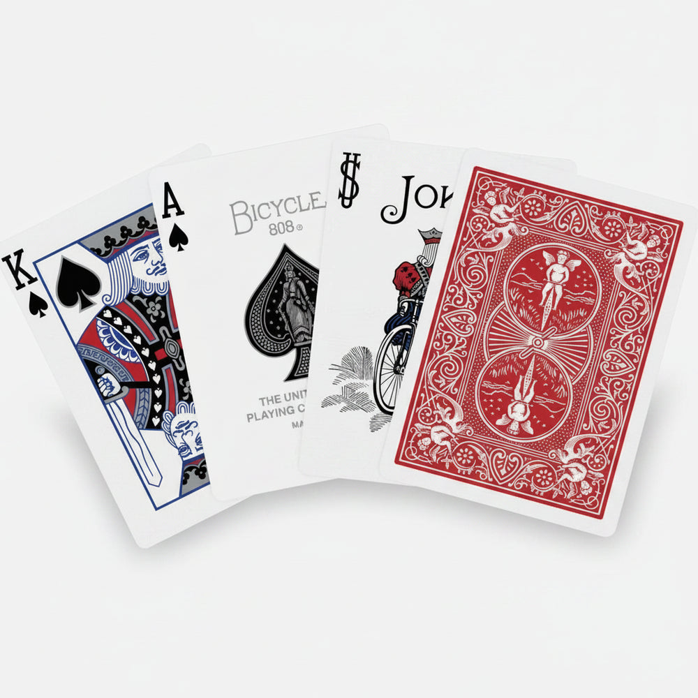 Bicycle Sterling Playing Cards – Red or Blue