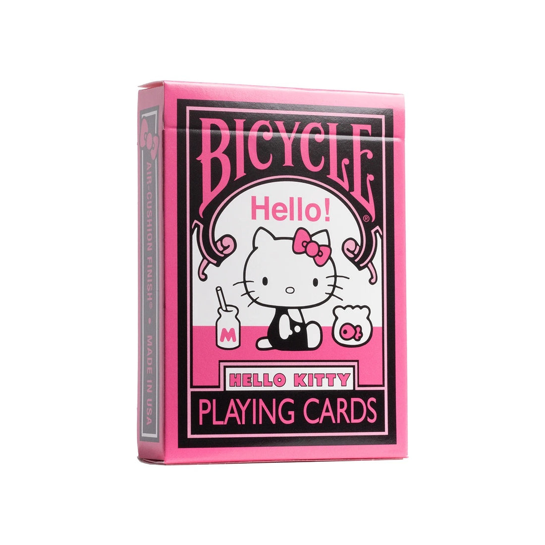 Bicycle Hello Kitty Playing Cards, Black &amp; Pink, Sanrio