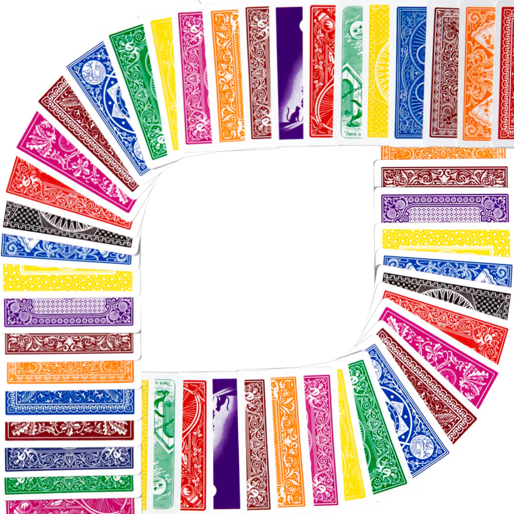 Bicycle Ultimate Rainbow Cards Deck - A Variety of 56 Colorful Backs