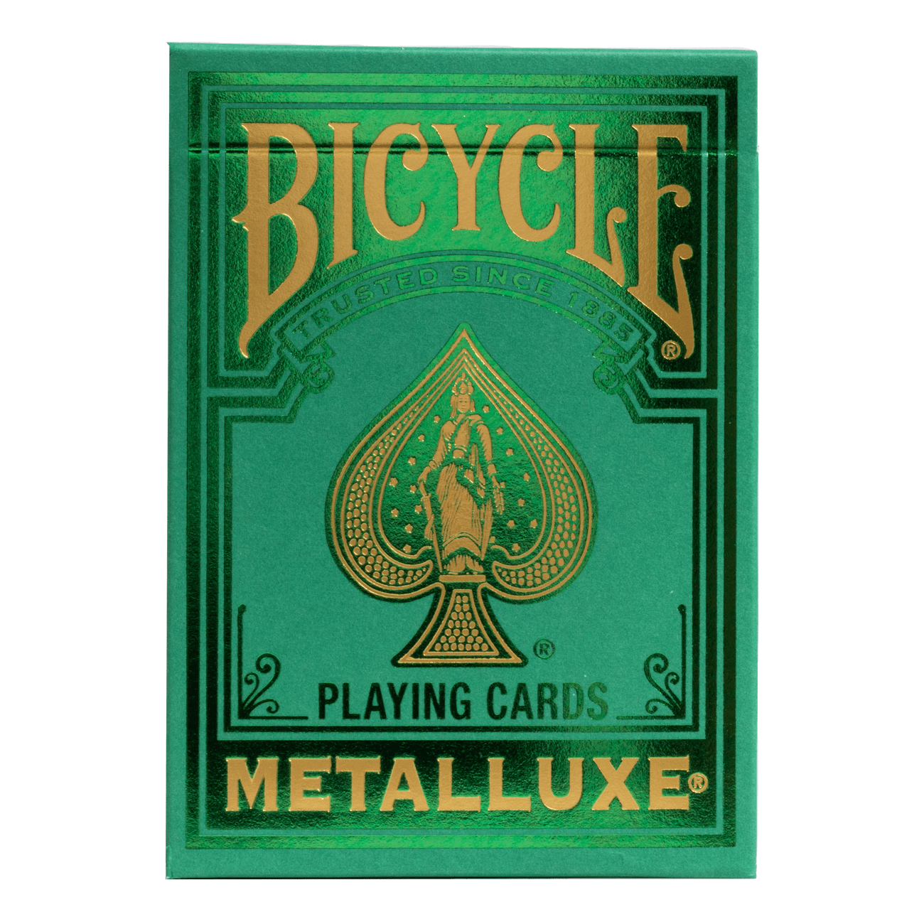 Bicycle Metalluxe Green 2022 Playing Cards