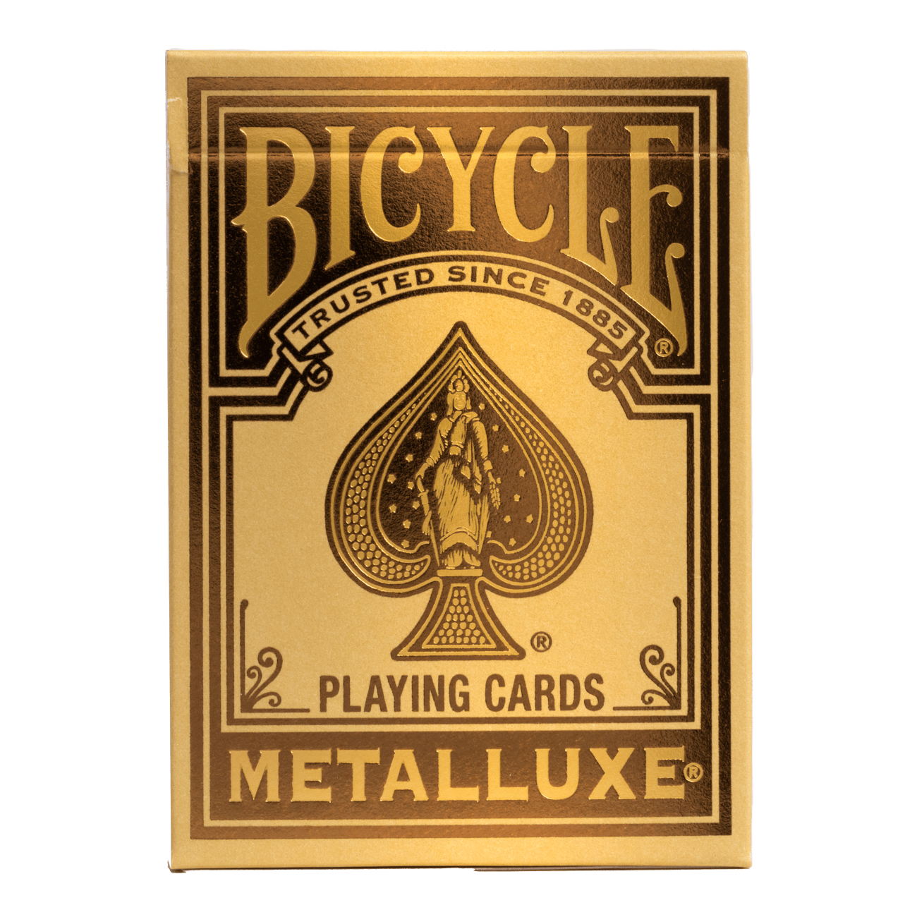 Bicycle Metalluxe Gold Silver Orange Red Green Blue Foil Playing Cards