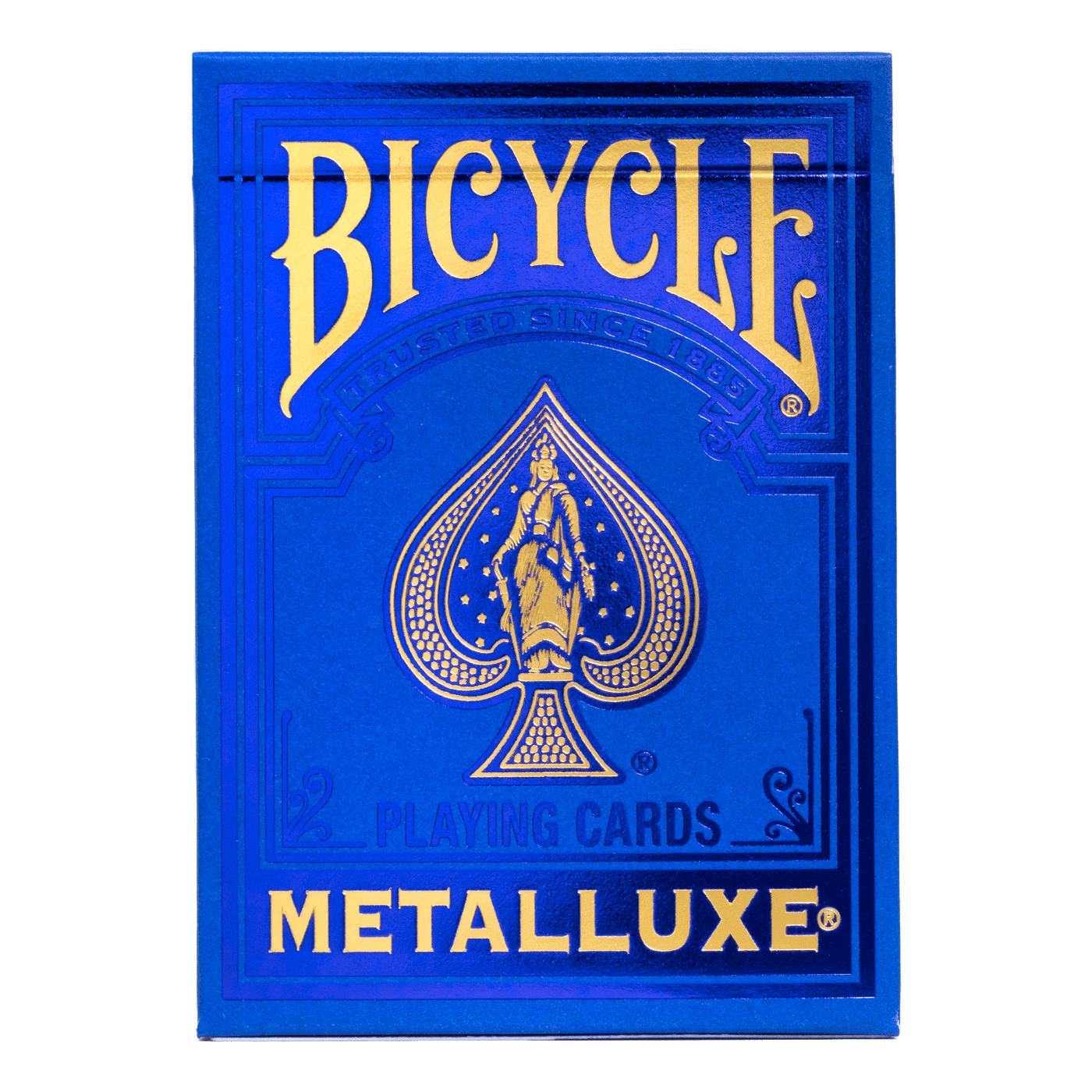 Bicycle Metalluxe Gold Silver Orange Red Green Blue Foil Playing Cards