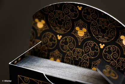 Disney Mickey Mouse inspired Black and Gold Playing Cards by Bicycle