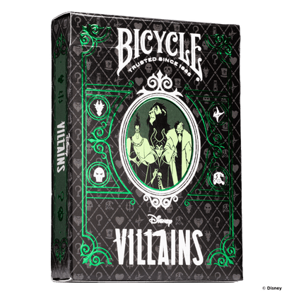 Disney Villains Inspired Playing Cards by Bicycle- Green