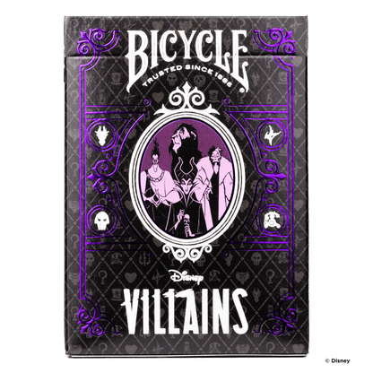 Disney Villains Inspired Playing Cards by Bicycle- Purple