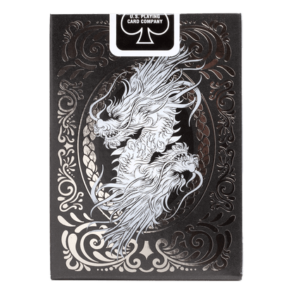Bicycle Dragon Blue Black Red Gold Playing Cards