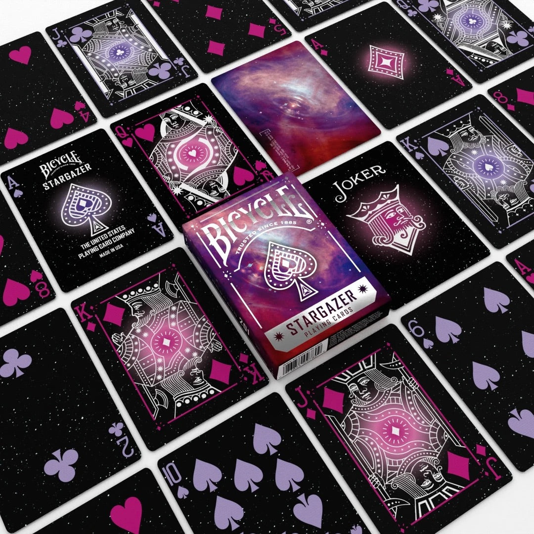 Bicycle Stargazer 201 &amp; 202 Playing Poker Cards by USPCC Astronomy Deck [Official NASA images | Made in USA]