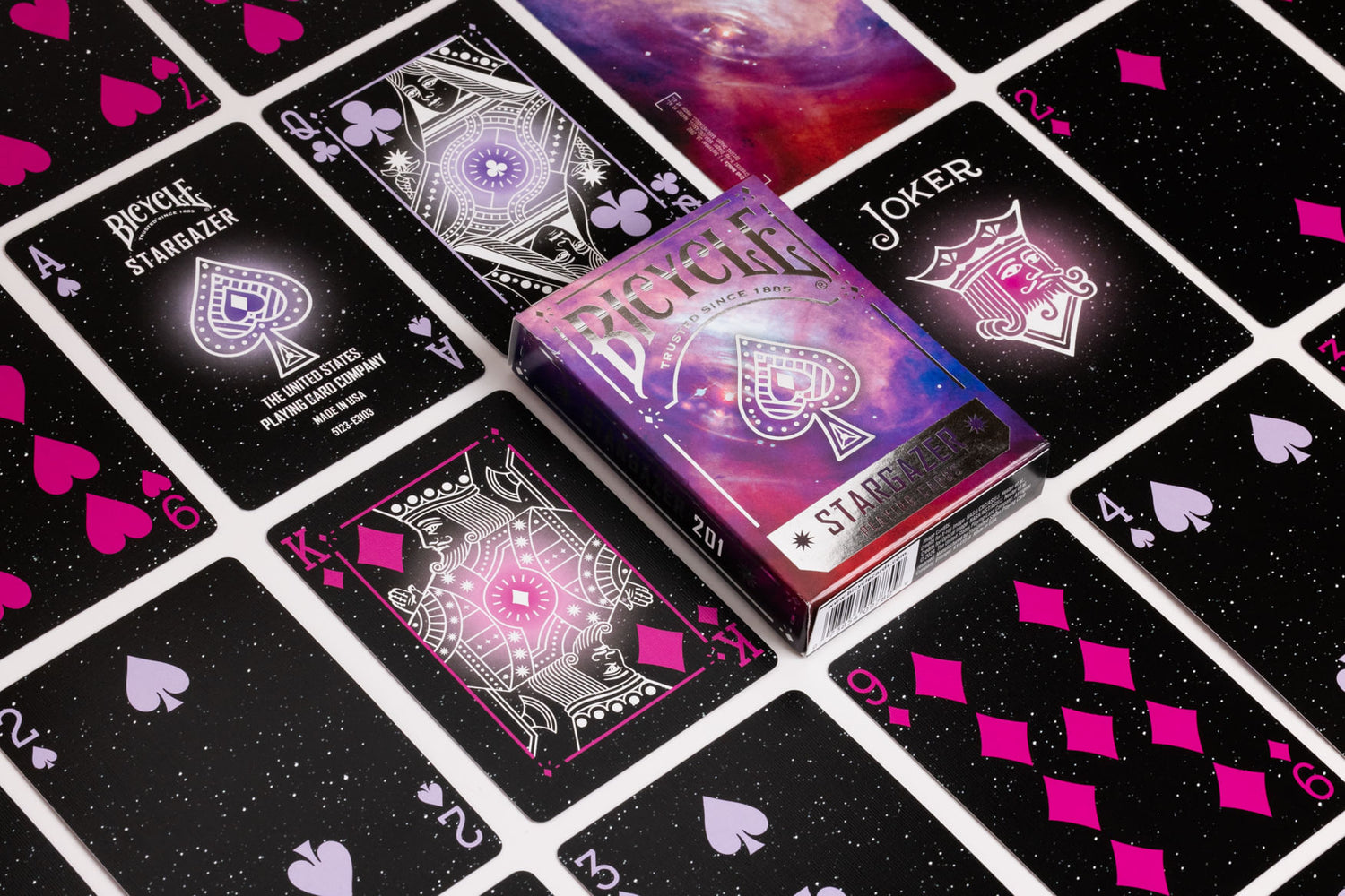 holographic foiled nebula playing cards Bicycle Stargazer 201 & 202 Playing Cards Astronomy Deck NASA images – Cardvo