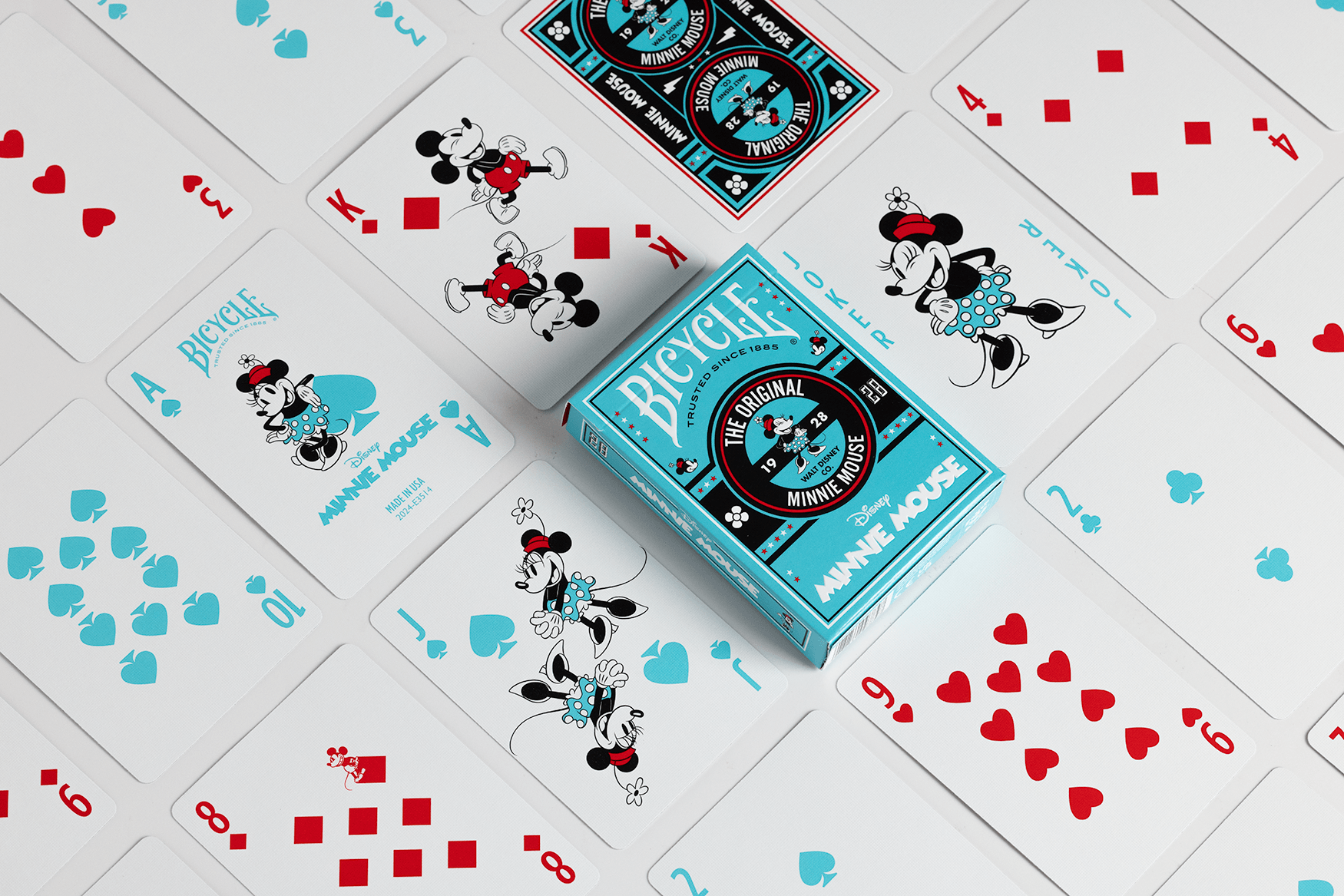 Disney Classic Minnie Mouse Inspired Playing Cards by Bicycle