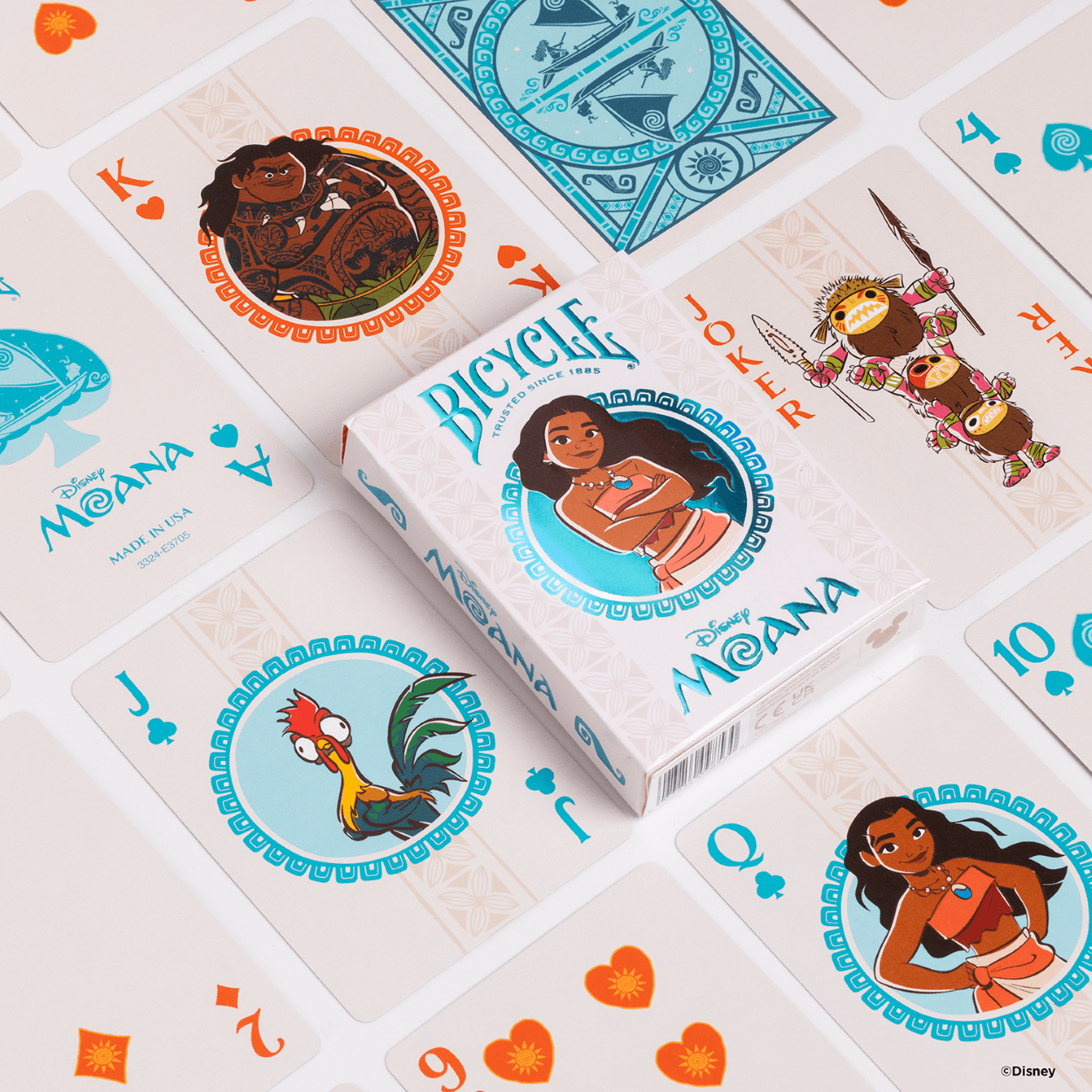 Disney Moana Inspired Playing Cards by Bicycle
